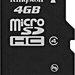 Карта памяти MicroSD KINGSTON 4GB