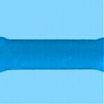Коннектор-трубка BVS синяя (100шт)