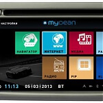 Штатная автомагнитола  MyDean 3158 для автомобилей SsangYong Kyron (2005+)